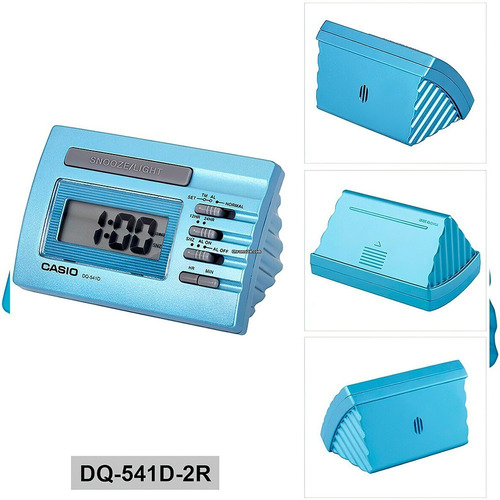 Reloj Despertador Casio Dq-541 Colores Surtidos/relojesymas Color Celeste 2