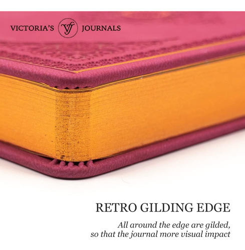 Victoria's Journals Mini Cuaderno Pocket Vintage Embossin 29