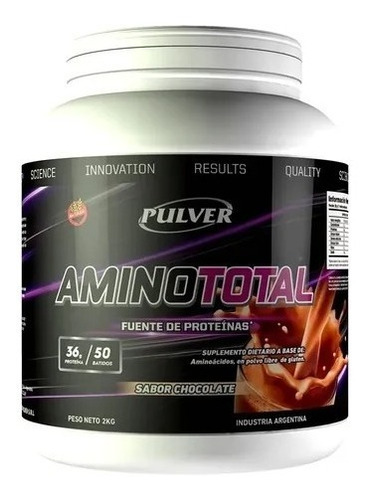 Amino Total Pulver 2kg Aminoacidos Masa Muscular Fuerza