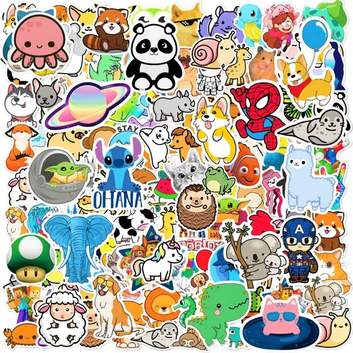 Paquete De Pegatinas De Dibujos Animados De Animales Li... | Cuotas sin ...