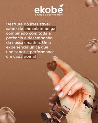 Creatina - Sabor Chocolate Belga - Ekobé Gummy