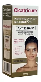 Cicatricure Protetor Solar Facial Fps 50 Antissinais 40g