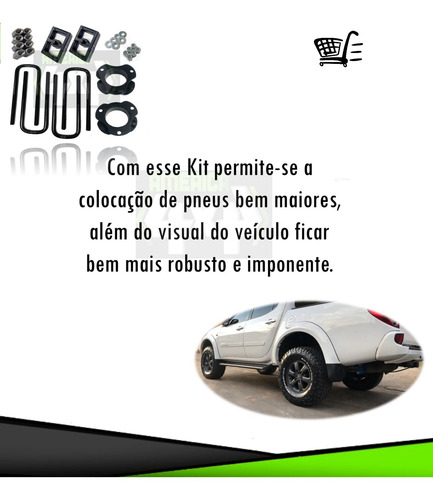 Kit Lift Susp 2 Pol Triton 2008 A 2023 Com Prolongador