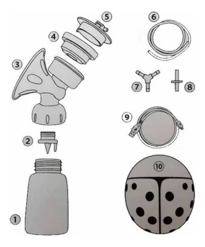 Repuestos Extractor Real Bubee Partes 2,3,4 Del Diagrama