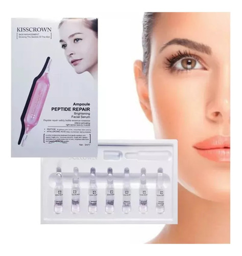Kit De 7 Ampollas Para Dermapen Peptido Brillo Y Poros Momento De Aplicación Día Tipo De Piel Mixta