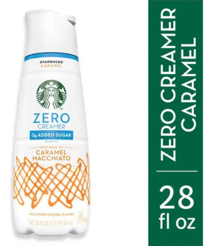 Crema Starbucks Zero Azúcar Caramel Macchiato 828ml Xchws P