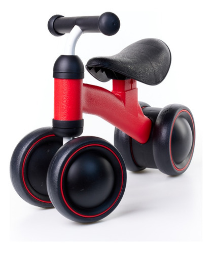 Andador Bebe Carrinho Infantil Treina Equilíbrio Bicicleta Cor Vermelho