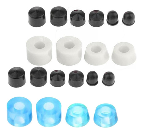C 20x Skateboard Wheels Kit Roller Bushing Luminoso Led