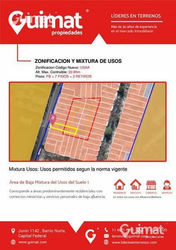 Imagen 3 de 8 de Lideres En Terrenos - Guimat Propiedades - Se Toman M2 En Parte De Pago