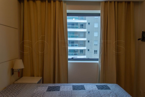 Imagem 14 de 15 de Em Moema, Flat Na Av. Macuco, Com Fácil Acesso A Av. Ibirapuera E Ao Shopping - Sf29417