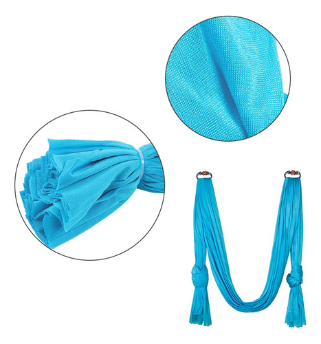 Rede Aérea Elástica Durável Yoga Swing 2,8 X 1 M/9,2x3,3 Pés