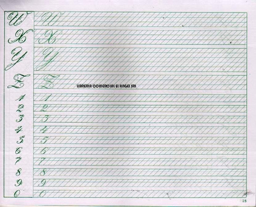 Cuaderno Aprendiendo Caligrafia Strikman Nº1 Cursiva Inglesa