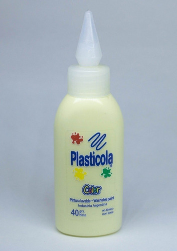 Adhesivo Vinilico Color Pastel 40 Grs Plasticola