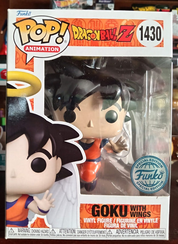 Funko Pop! Goku With Wings Alas No. 1430 - Dragón Ball (Usado)