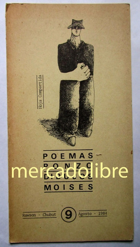 Alberto Luis Ponzo Poemas Moises Dibujos 1984 Rawson Hoja 9