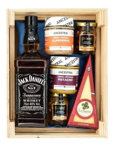 Gift Box Jack Daniels Ancestral - Cajon Personalizable