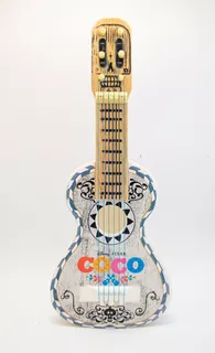 Guitarra Para Niños De Juguete Coco Plástico Y Madera