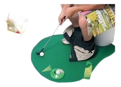 2sets Aseo Baño Mini Golf Set Potty Putter Golf Poner Uso Pe