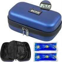 Comprar Maleta De Viaje Con 2 Bolsas De Hielo Para Medicamentos Diab
