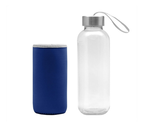 Imagen 2 de 7 de Botella Vidrio Belize 450ml Funda De Neoprene I Giveaway