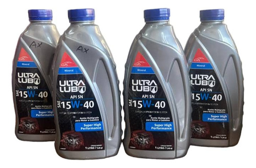 Aceite Ultra Lub Mineral 15w-40 