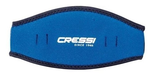 Cubre Correa Cressi De Neopreno Para Mascara Color Azul