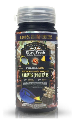 Alimento Azoo Plus Ultrafresh Peces Marinos Peqs 120m 86073