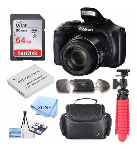 Canon Powershot Sx540 Hs Camara Digital 20,3 Mp Zoom Optico