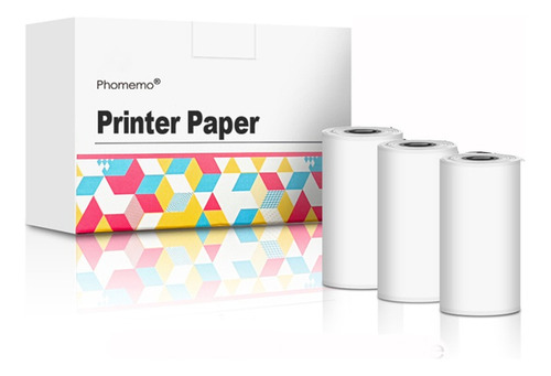 Papel De Impresión Autoadhesivo Phomemo T02/m02x Papel Térmi