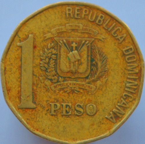 Moneda República Dominicana 1 Peso 2005