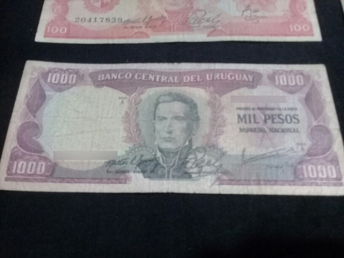 Billetes Antiguos Uruguayos