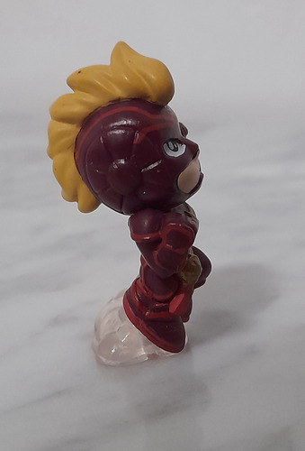 Figura Capitán Marvel Mini Funko Battle World 4 Cm (Usado)