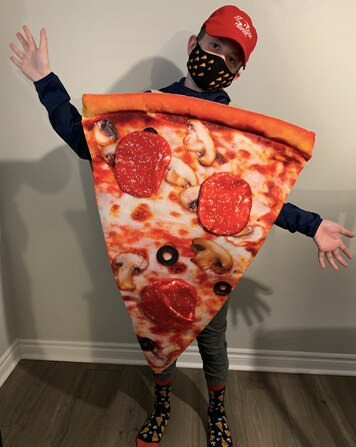 Disfraz De Halloween Para Niñas, Pizza, Rebanada De Comida,