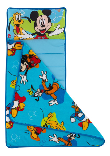 Toddler Nap Mat Disney Mickey Mouse Blue, Red, Green