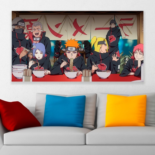 Cuadro Decorativo Ramen Pain Naruto Art 80x50cm