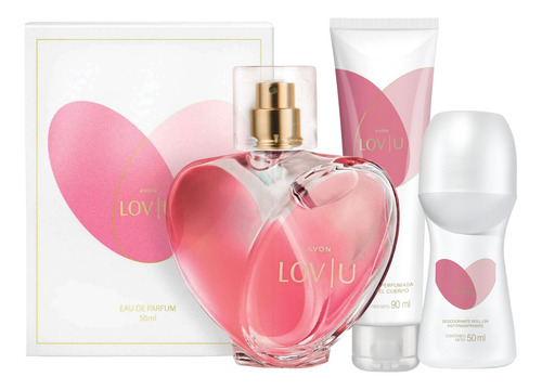 Set X 3 Lov U 50ml Avon Perfume Femenino Volumen De La Unidad 50 Ml
