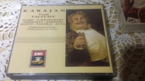 Cd Verdi Falstaf , Karajan, Emi, Importado En Microcentro 