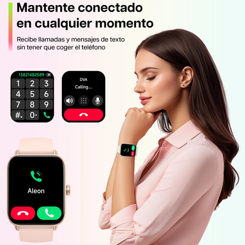 Reloj Inteligente Dama Mujer Ip68 Smartwatched Deportivo Fit