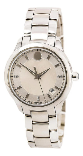 Reloj Mujer Movado Bellina Blanco Madre Perla Dial 0606978