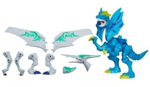 Imagen 8 de 9 de Dinosaurio Jurassic World Hero Mashers Hybrid Para Armar