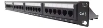 Comprar Patchera 24 Bocas Jack Raqueable Patch Panel Cat 6 Rj45 Rack