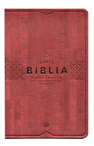 Santa Biblia Nvi Tapa Cuero Italiano Vino