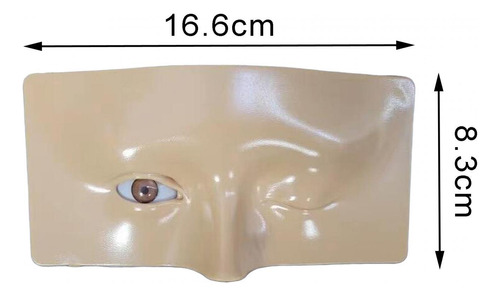 Práctica De Maquillaje De Ojos Cara De Silicona Para