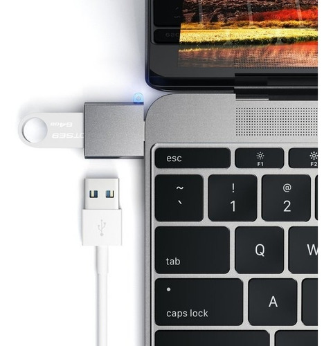  Adaptador Otg Tipo C Usb C Macho A Usb A 3.0 Hembra Satechi