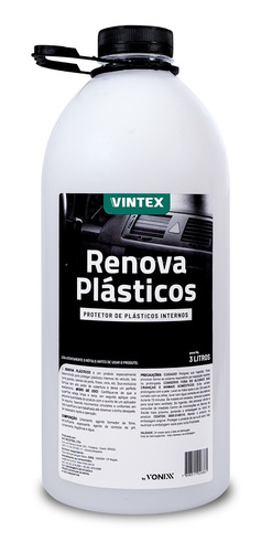 Imagem 1 de 1 de Renovador De Plásticos Renova Plásticos 3l Vintex