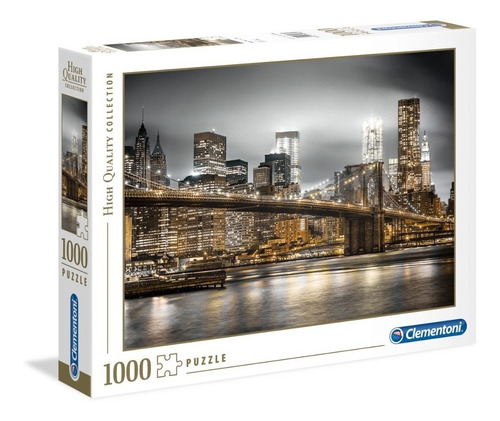 Rompecabezas Panorama En New York 1000 Piezas Clementoni