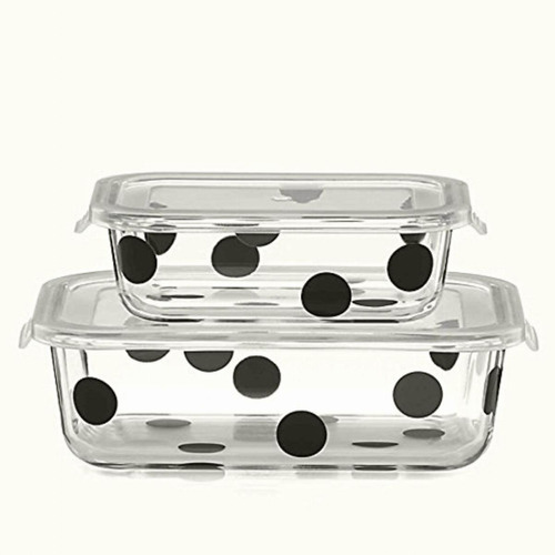 Kate Spade Deco Dot - Juego De 2 Contenedores