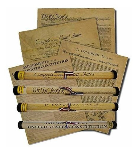 Pósteres - Pósteres Documents Of America 4-pack Bundle. Full