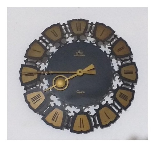 Reloj De Pared De Metal Marca Meister-anker Quartz 30 Cm