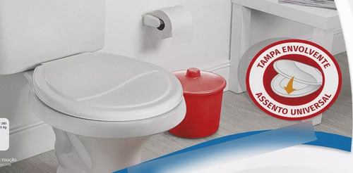 Tampa De Vaso Almofadado Oval Universal Deca Logasa Celite C